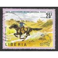 LIBERIA 1974 UPU 100 YEARS AMERICAN PONY EXPRES...