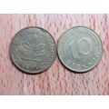 1985d 10 Pfennig Germany Coin
