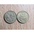 Suid Africa South Africa 2002 10 Cent Dzonga Coin