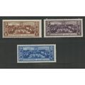 Egypt 203-205, 1936 Signing of Treaty, VF, LH (...