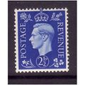 GREAT BRITAIN 1937 GEORGE VI 2 1/2d ULTRAMARINE...