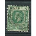 st.lucia stamps george v sg91 used