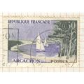 France 1961 - SG1543 - 30c blue green sepia - A...