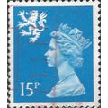 SCOTLAND, Queen Elizabeth II, Machin, blue 1989, 15p, #2