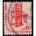 USA 1975 Free Press 11c Used Stamp