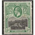 St Helena 1912 SG72 1/2d Black & Green Mounted ...