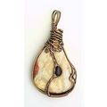 Morrisonite Jasper Opal Bronze Copper Wire Wrap...