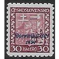 Mi 6 (*): 30 h. lilac Definitive Stamp: Overpri...