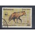 BOTSWANA 1977 DIMINISHING SPECIES 40T BROWN HYE...