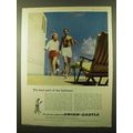 1958 Union-Castle Cruise Ad - Best Part of the Holidays