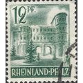 RHEINLAND PFALZ, Porta Nigra Trier, grey-green ...