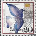 GERMANY, Stamp Day, Carrier Pigeon, white 1988,...