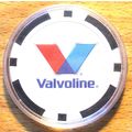 Valvoline Poker Chip Golf Ball Marker - Black