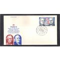 FDC Int'l France Honoring USA Bicentennial (Cac...