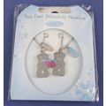 Me To You 2 Part Friendship Necklace & Chain