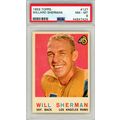 1959 Topps Willard Sherman #127 PSA 8 P1253