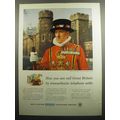 1957 Bell Telephone System Ad - Now you can call Great Britain by transatlantic