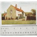 vintage postcard Tennysons House, Mablethorpe