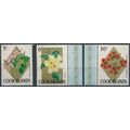 Flowers: 3 Values - Cook Islands 1967 - NM H - ...