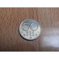Norway 1993 50 Ore Coin