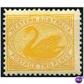 Western Australia 1905 SG140 2d Yellow Mounted ...