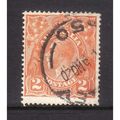 AUSTRALIA 1920 SG 62 2d BROWN ORANGE FINE USED#5