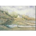 Landshipping, Pembrokeshire - Quay - art postca...