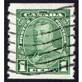 Canada Sg352 1c green imperf x perf 8 fine used...