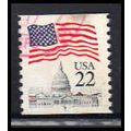 Used 2115c 22c U.S. Flag Fine PA5801