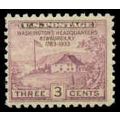 727 3c Washington's Hdqs Fine MNH M07321