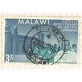 Malawi 1965 - 3/- greenish olive/multicoloured ...