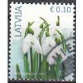 Latvija 2015 Fleur 0.10 Euro O Cachet rond