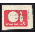 Used U563 8c Bowling Very Fine Cut Square Z2948