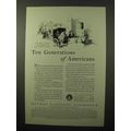 1930 Mutual Casualty Insurance Ad - Ten Generat...