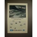 1950 New York Central Train Ad - Ceiling Zero