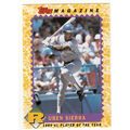 1990 Topps Magazine baseball TM4 Ruben Sierra i...