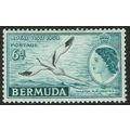 Bermuda 1953 Royal Visit 6d Black and Deep Turq...