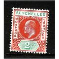 SEYCHELLES 1903 SG 46 2c CHESTNUT AND GREEN M /...