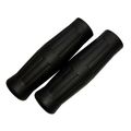 Black Coke Bottle Grip Set BSA Triumph Motorcyc...