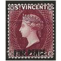 St Vincent 1893 SG60 5d on 6d Carmine-Lake Moun...