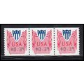 CVP33 39c Shield Very Fine MNH Strip of 3 PA5341