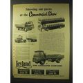 1958 Leyland Truck Ad - Atlantean, Chieftain +