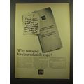 1965 New York Life Ad - Your Valuable Copy
