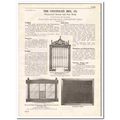 CINCINNATI MFG COMPANY 1931 Ornamental bronze i...