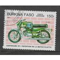 BURKINA FASO 1985 159F JAWS MOTOR CYCLE SG 770 ...