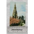 old postcard St Marys Parish Church, Ambleside