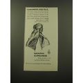 1960 Mark Cross Scarf Ad - Cashmere and Silk