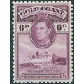 Gold Coast 1938 6d purple Perf 12 SG126 unused