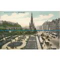 R155107 The Castle and Scott Monument. Edinburg...