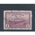 Canada stamps. 1946 Peace Re-conversion $1 used...